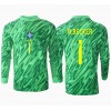 Brasilien Alisson Becker #1 Torwart Heimtrikot Copa America 2024 Langarm